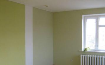 Креативный подход – покраска стен в два цвета Зеленый и желтый сочетание покраска стен